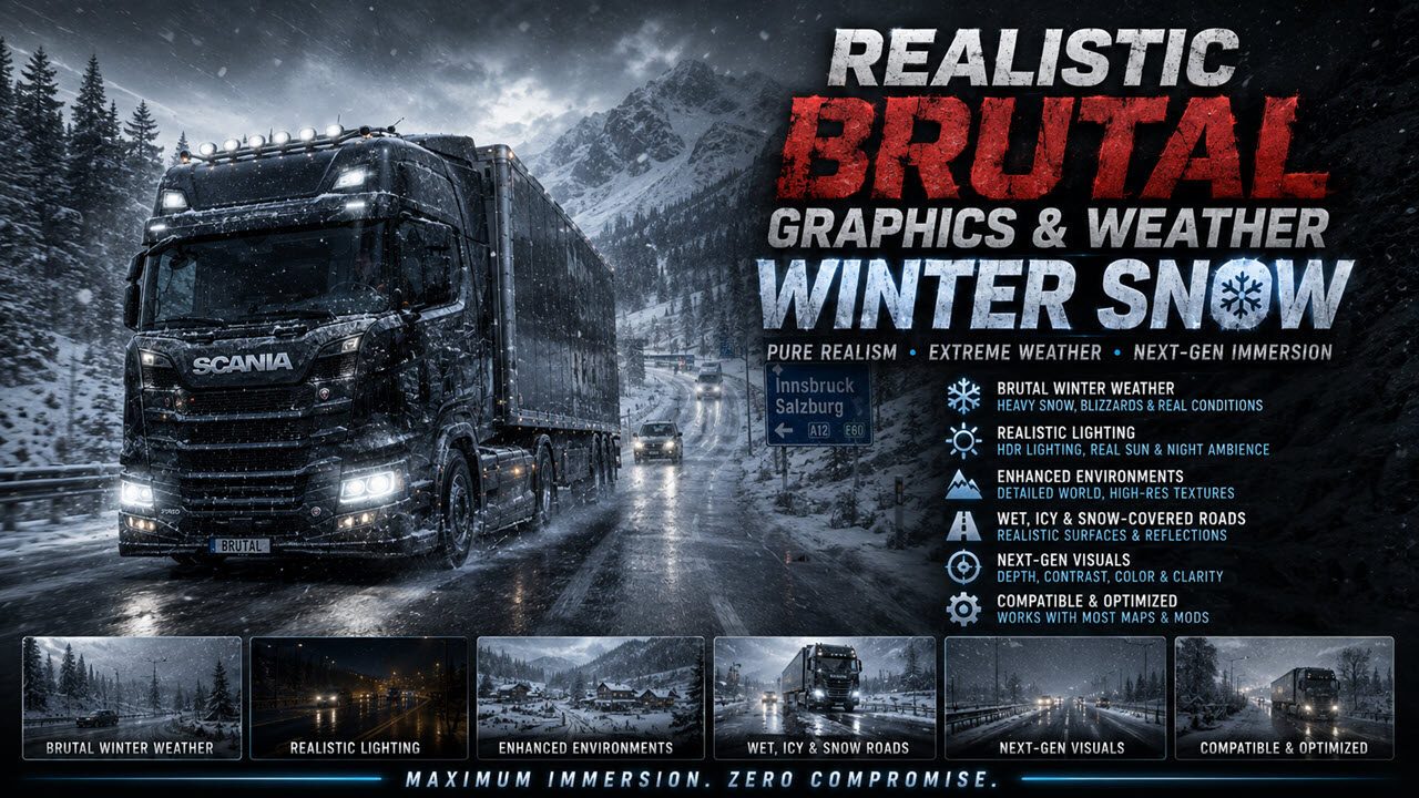 Realistic Brutal Graphics & Weather Winter Snow V4.0