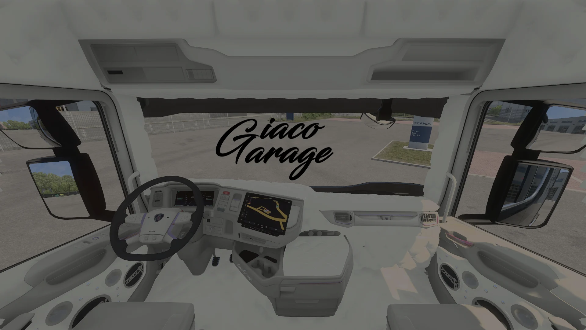 interior scania S federico baffo 770S beige