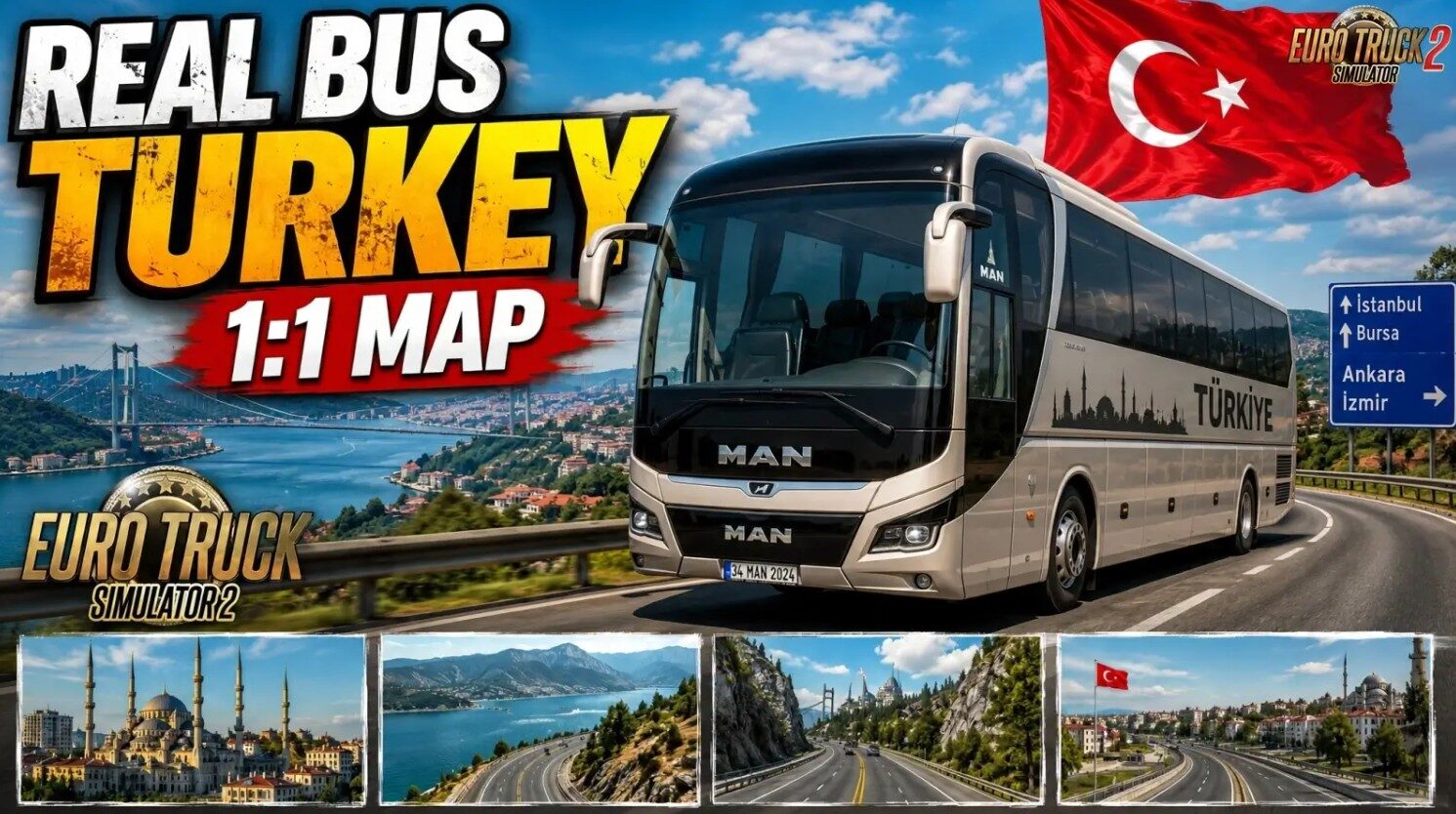 Real Bus Turkey 1:1 Map v1.3