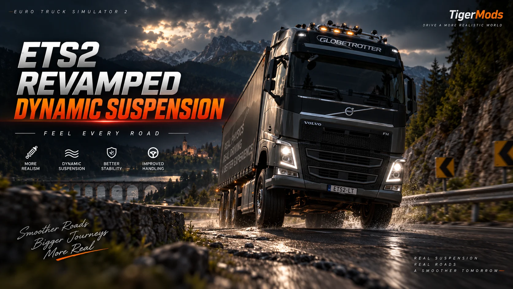 [1.61] ETS2 Revamped Dynamic Suspension – V6.4.5.15