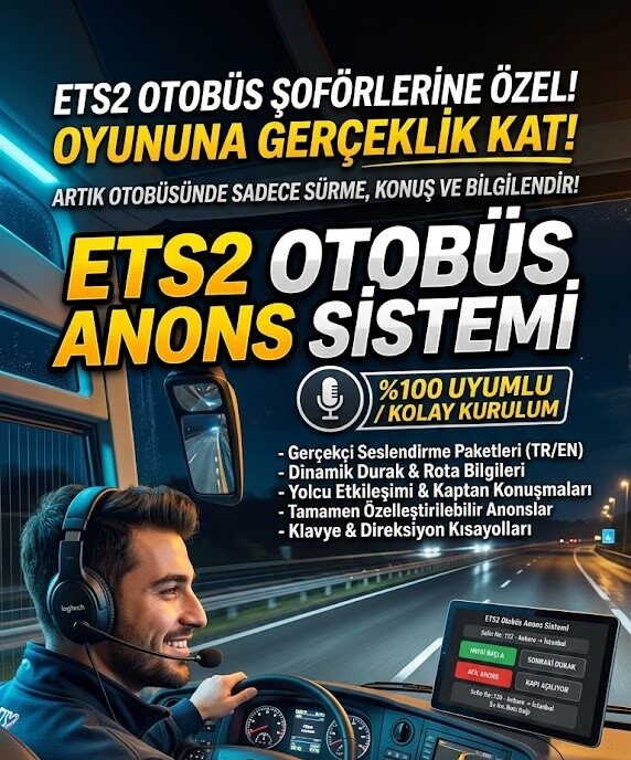 ETS2 Voice Announcement / Masaüstü Sesli Anons