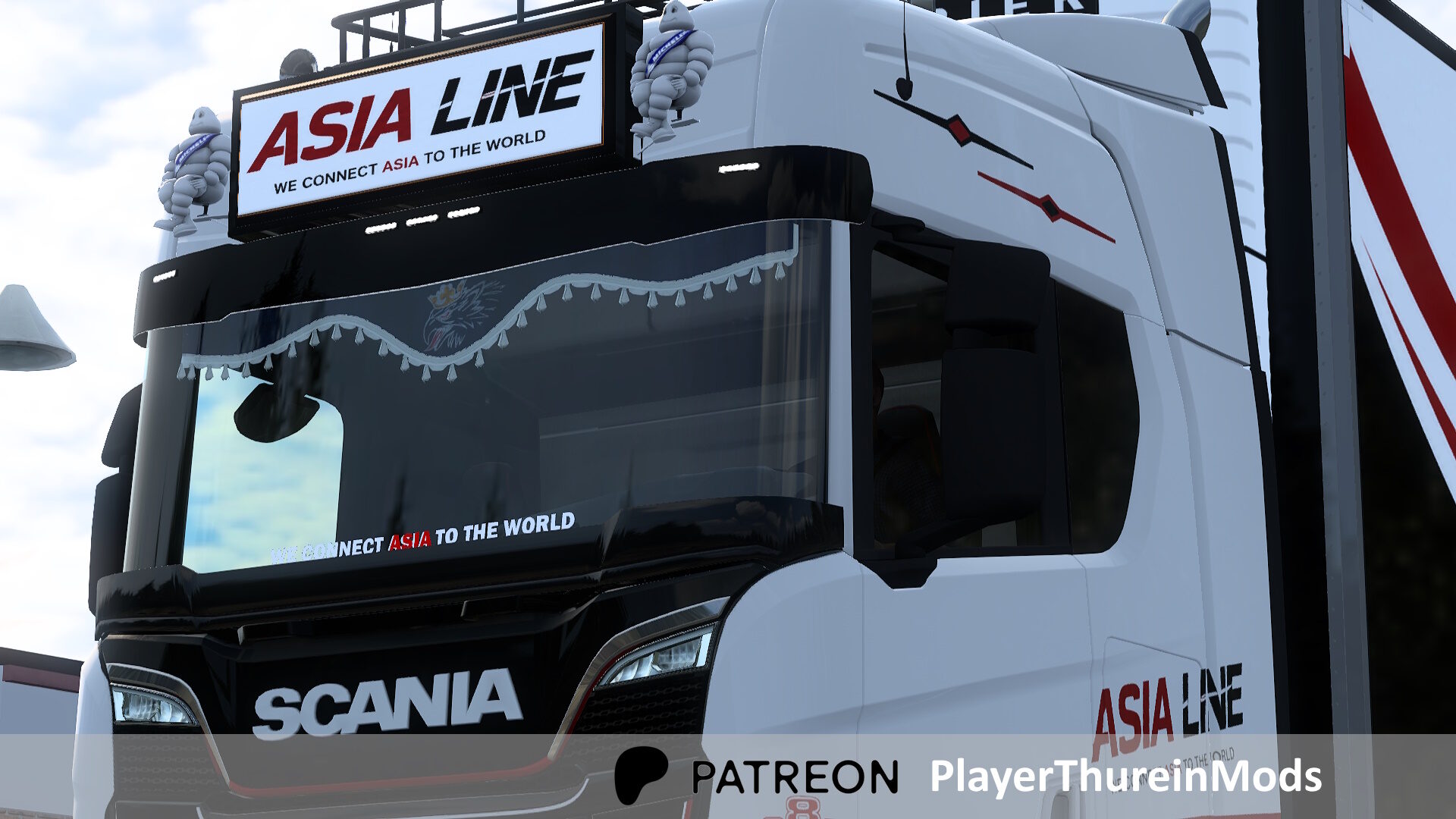 ETS2 Asia Line Combo Skin for Scania S –1.60 Compatibility Update