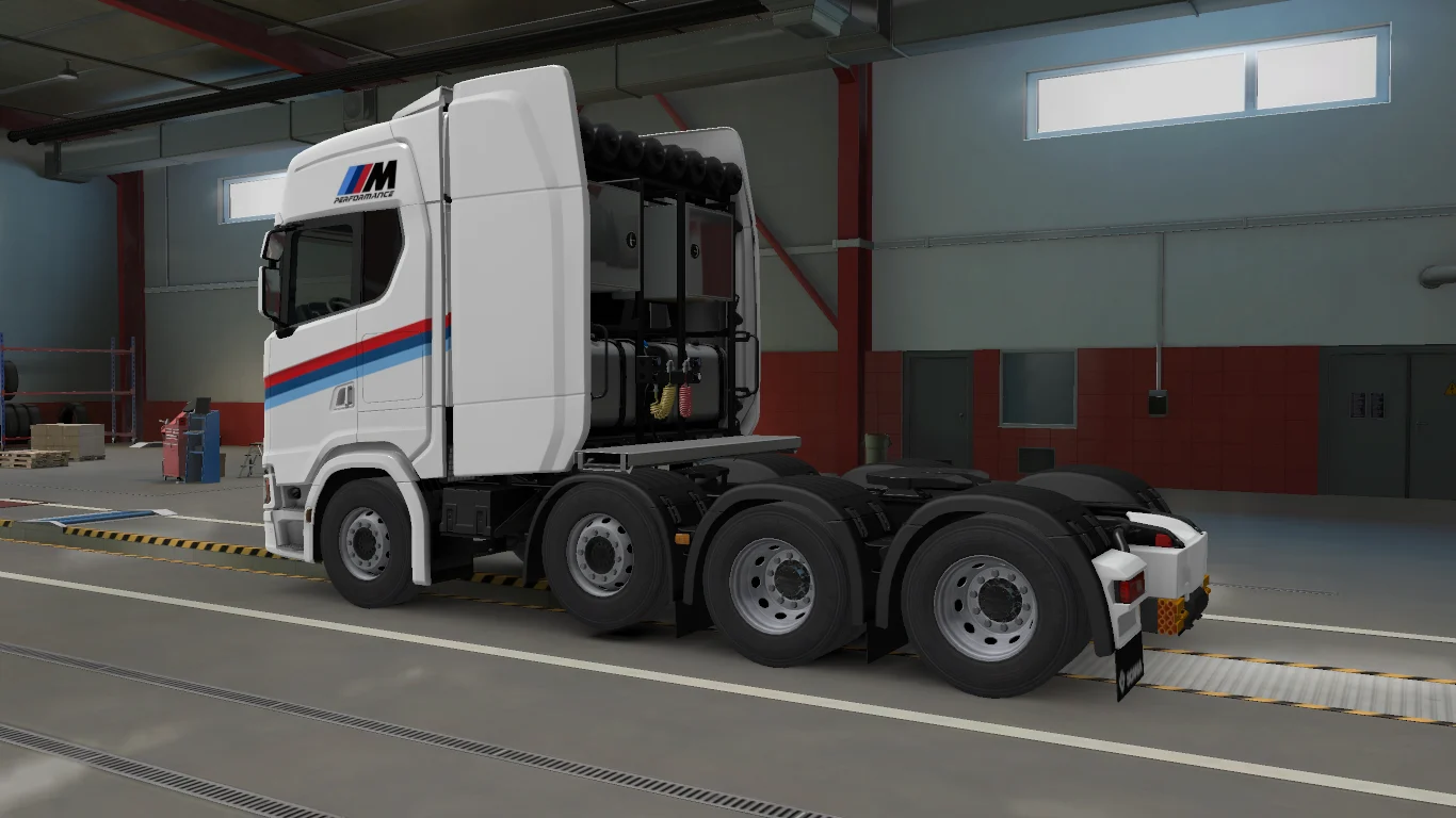 BMW SKIN FOR SCANIA S NextGen TRUCK