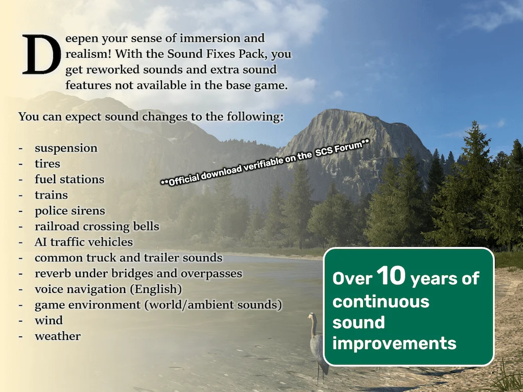 Sound Fixes Pack v26.60