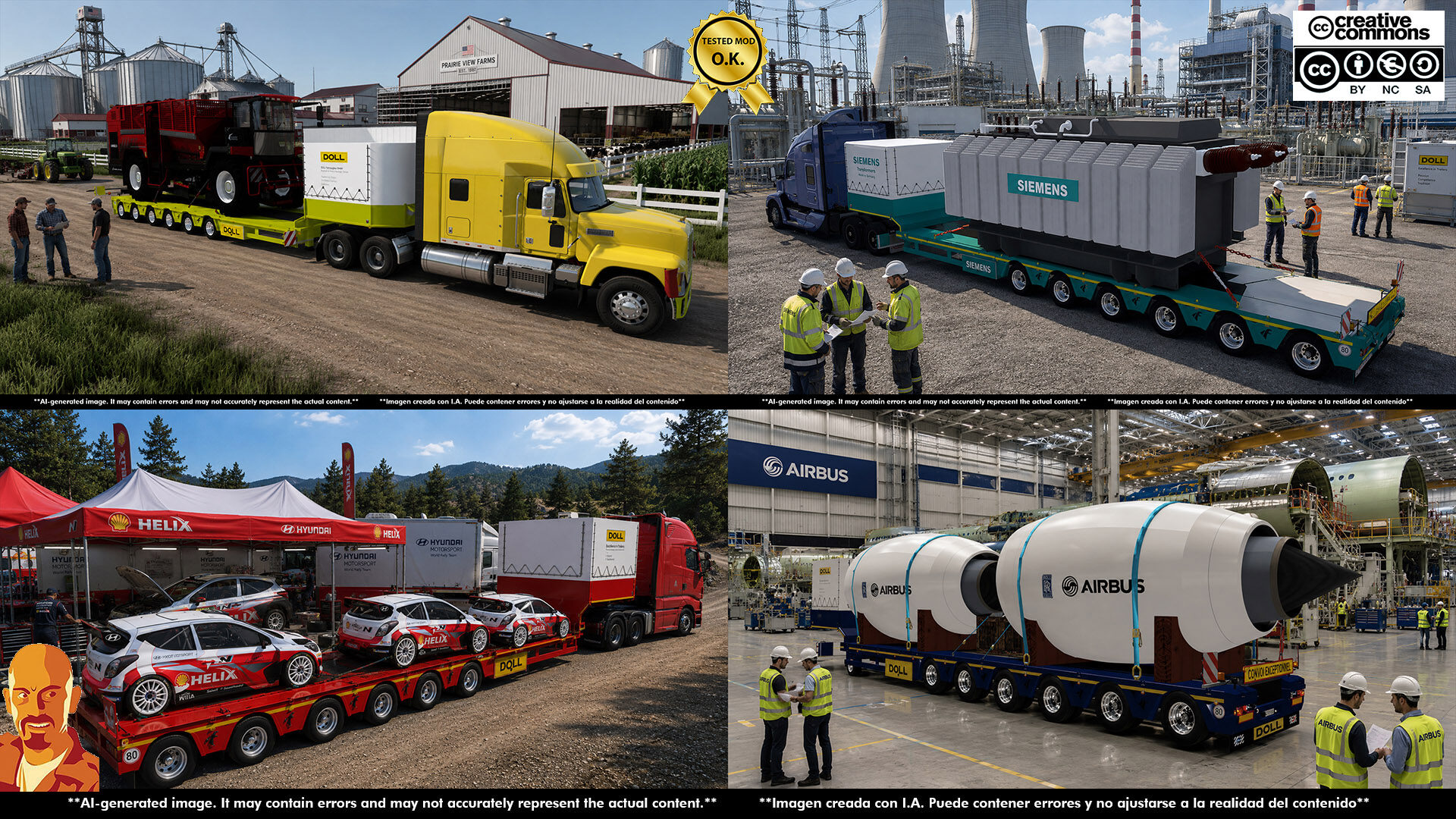 DOLL SPECIAL TRANSPORT TRAILERS v5.0 ETS2 1.60-1.61.x