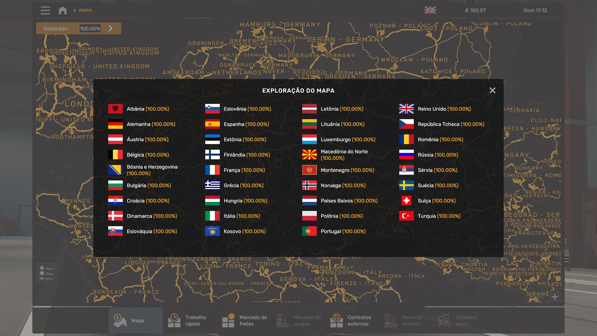 ETS2 MAP 100% DISCOVERED BY RODONITCHO MODS 1.61 29 07 2026