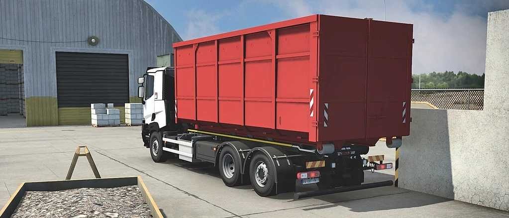 Renault TCK Hooklift + Zaslaw Trailer v2.0