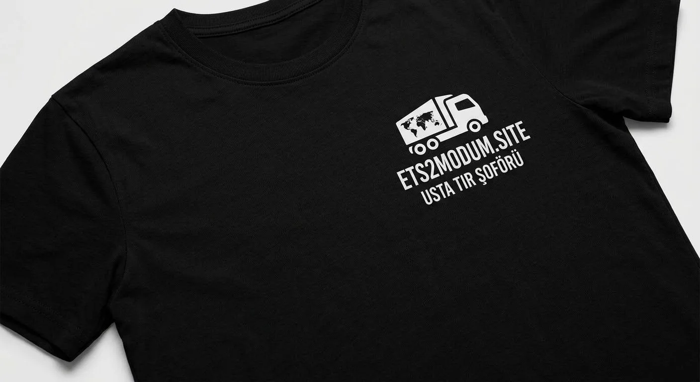 Yollara Damganızı Vurun: Resmi Ets2modum.site Tişörtleri Yayında!