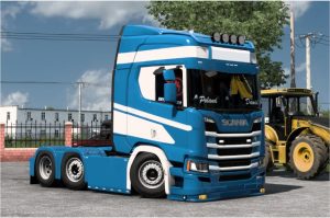 Skins Scania R 2016 Blue