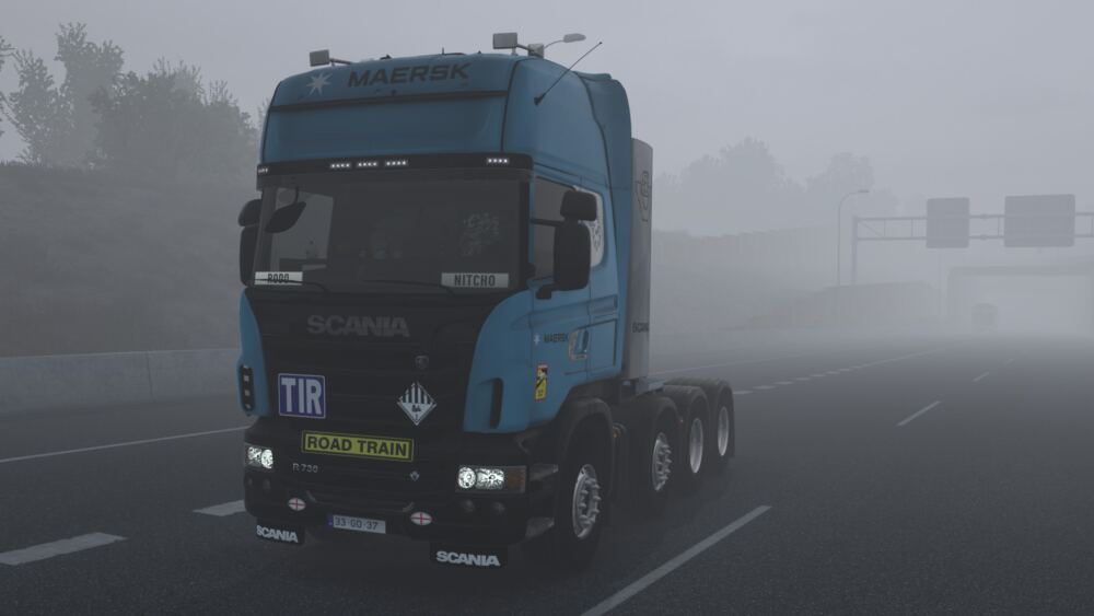 MAERSK SCANIA R 2009 BY RODONITCHO MODS 2.0 1.54 02 04 2025