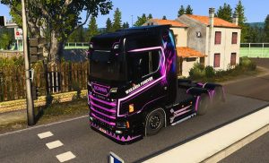Wakanda scania S skin