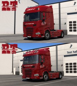 Lumcat rail & road logistic GmbH skins fof DAF NGD/XD