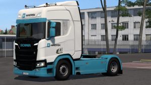 MAERSK SCANIA R 2016 BY RODONITCHO MODS 1.0 1.50 1.57 07 11 2025