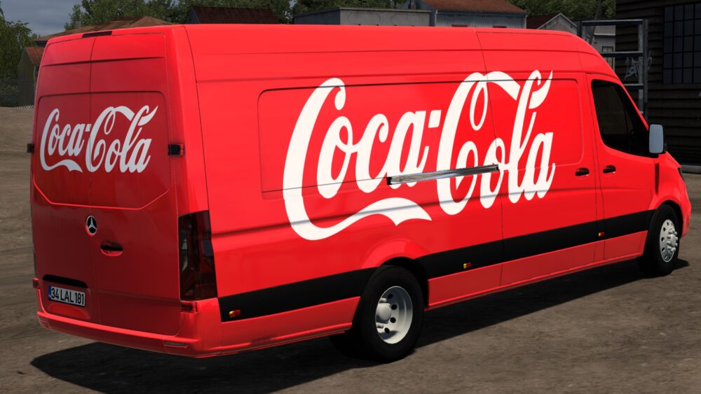 COCA-COLA MERCEDES-BENZ SPRINTER TRZPRO BY RODONITCHO MODS 1.0 1.50 1.57 18 12 2025