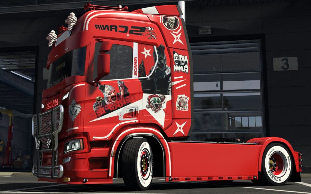 SKIN ART THE CLOWN SC CAB R