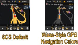 Waze Style GPS Navigation Colors Realistic Dark Mode V1.9