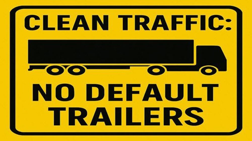 ETS2 Clean Traffic No Default SCS Trailers v1.8