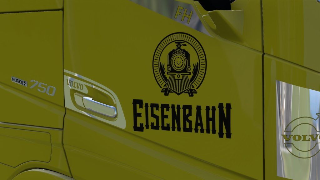 EISENBAHN VOLVO FH5 BY RODONITCHO MODS 2.0 1.50 1.58 31 03 2026 - Görsel 2