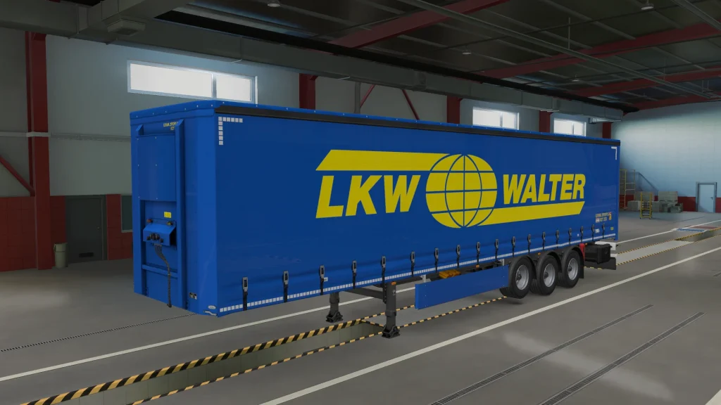 LKW WALTER | INTERMODAL FLEET PACK ETS2 Trailer Skin