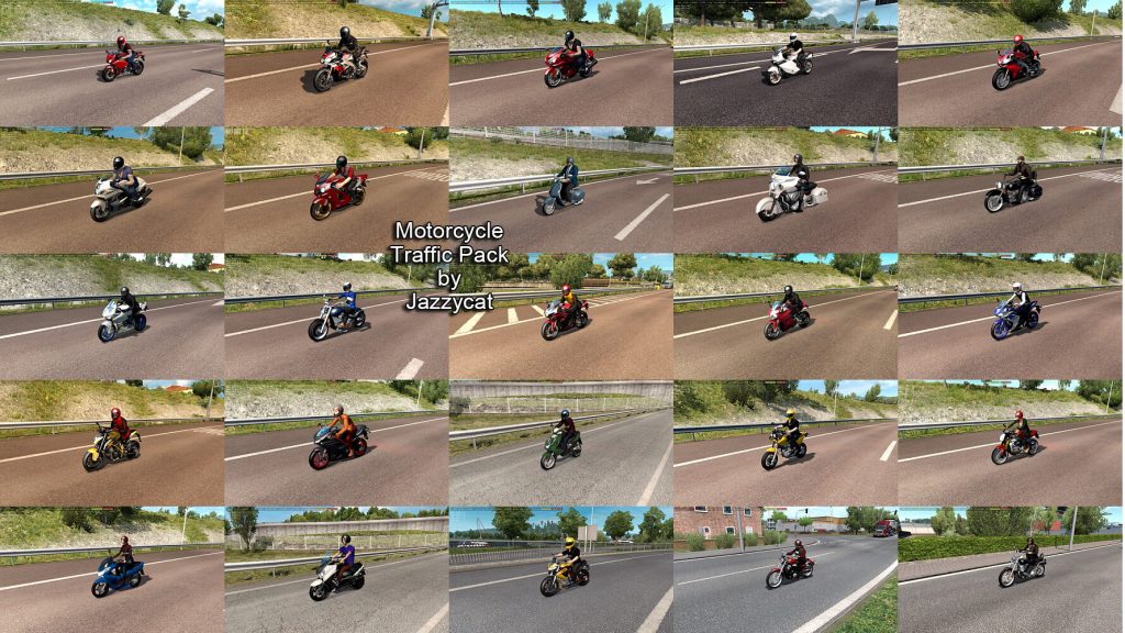 Motorcycle Traffic Pack by Jazzycat v6.5.16 - Görsel 1