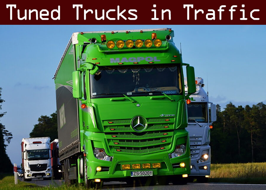 Tuned Truck Traffic Pack by TrafficManiac v7.1.12