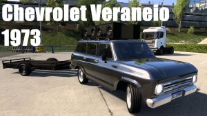1973 Chevrolet Veraneio + Trailer v1.60