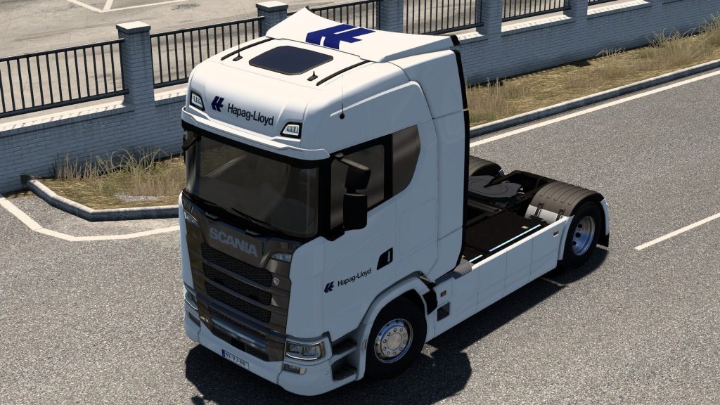 8K HAPAG LLOYD SCANIA S BEV BY RODONITCHO MODS 1.0 1.40 1.60 01 07 2026 - Görsel 1