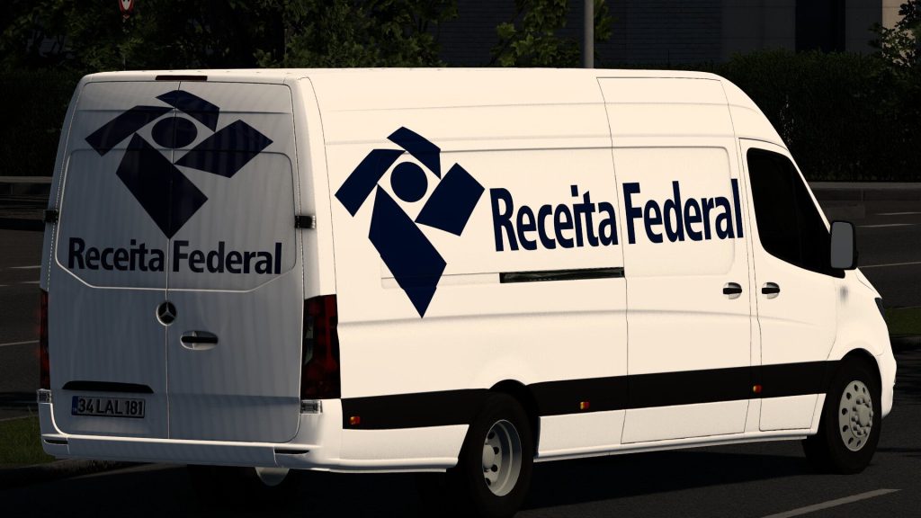 8K RECEITA FEDERAL MERCEDES-BENZ SPRINTER TRZPRO BY RODONITCHO MODS 1.40 1.61 13 07 2026 - Görsel 1
