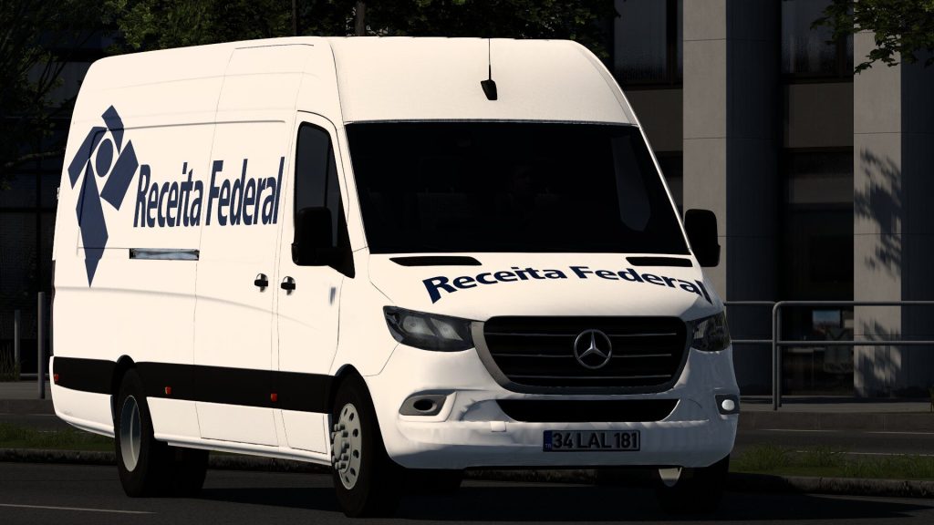 8K RECEITA FEDERAL MERCEDES-BENZ SPRINTER TRZPRO BY RODONITCHO MODS 1.40 1.61 13 07 2026 - Görsel 2