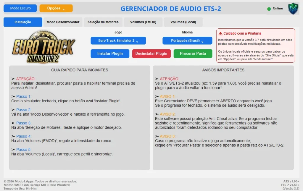 ATS/ETS-2 AUDIO MANAGER
