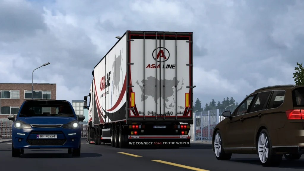ETS2 1.60 ASIA LINE Skin for Scania by Player Thurein - Görsel 1