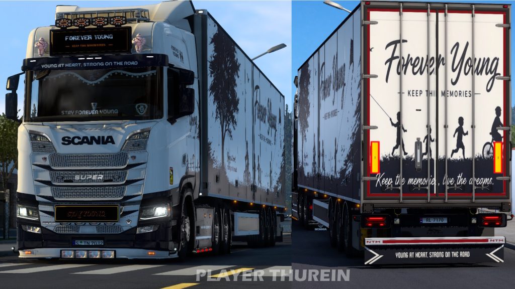 ETS2 Forever Young Combo skin for Scania S by Player Thurein - Görsel 1