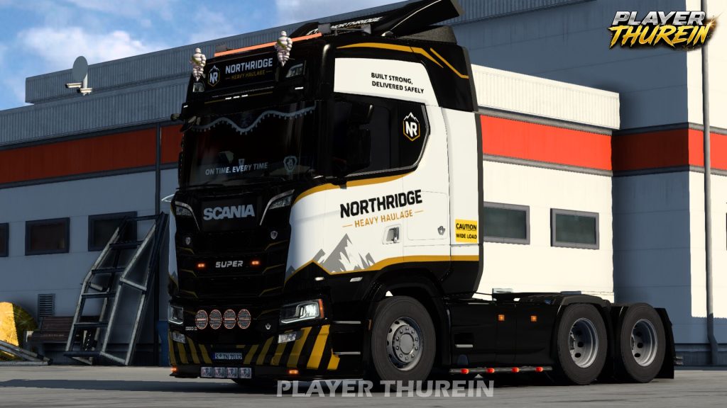ETS2 Northridge Heavy Haulage Skin For Scania S v2 by Player Thurein - Görsel 1