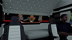 Scania V8 interior