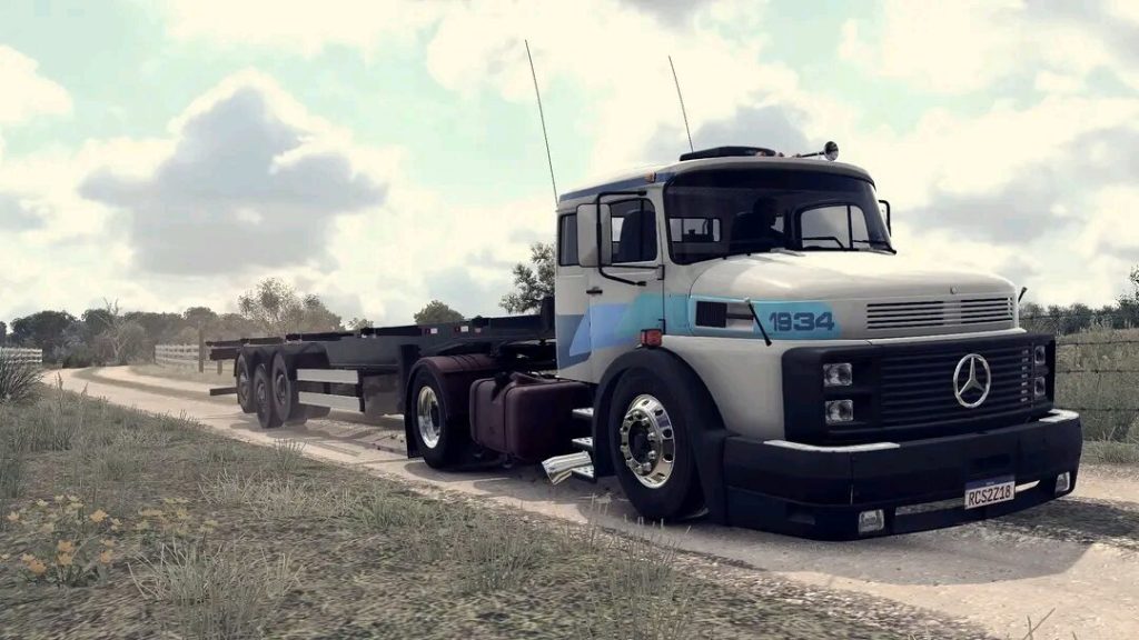 MERCEDES-BENZ 1620 + TRAILER 1.60