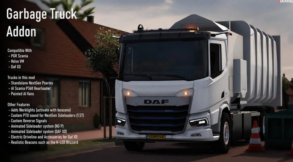 Mega Garbage Truck Addon v1.60