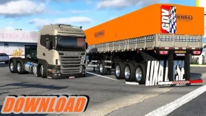 SCANIA R440 + CARRETA 4 PATAS + SOM V 1.60