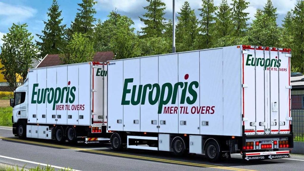 Bussbygg Chassis + Drawbar Trailer v1.6