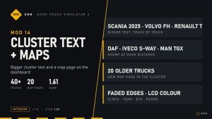 DBM Cluster Vision – bigger dash text + map page 1.61