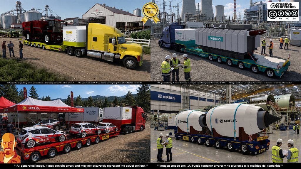 DOLL SPECIAL TRANSPORT TRAILERS v5.0 ETS2 1.60-1.61.x - Görsel 1
