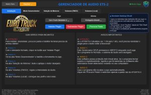ETS-2/ATS AUDIO MANAGER v4.8
