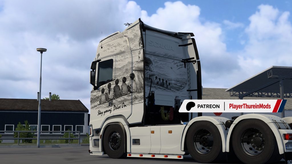ETS2 Forever Young v2 Skin for Scania by Player Thurein