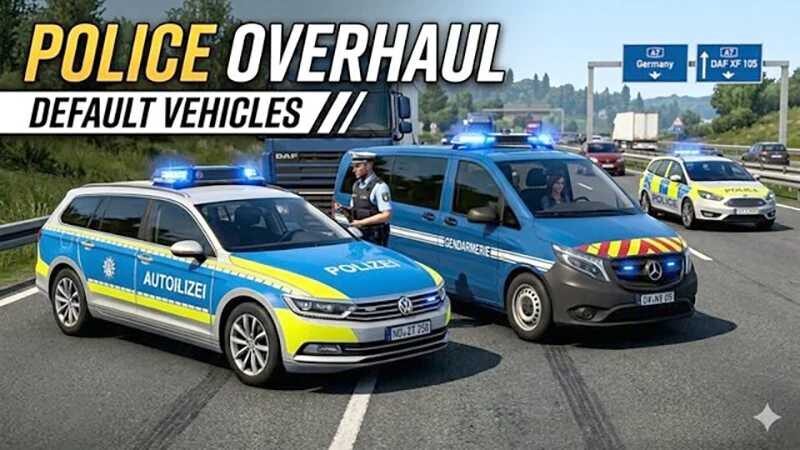 Police Overhaul ETS2 1.61