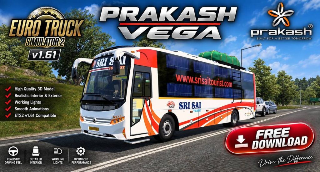 Prakash Vega Sleeper Mod V5.0 ETS2 1.60-1.61 - Görsel 1