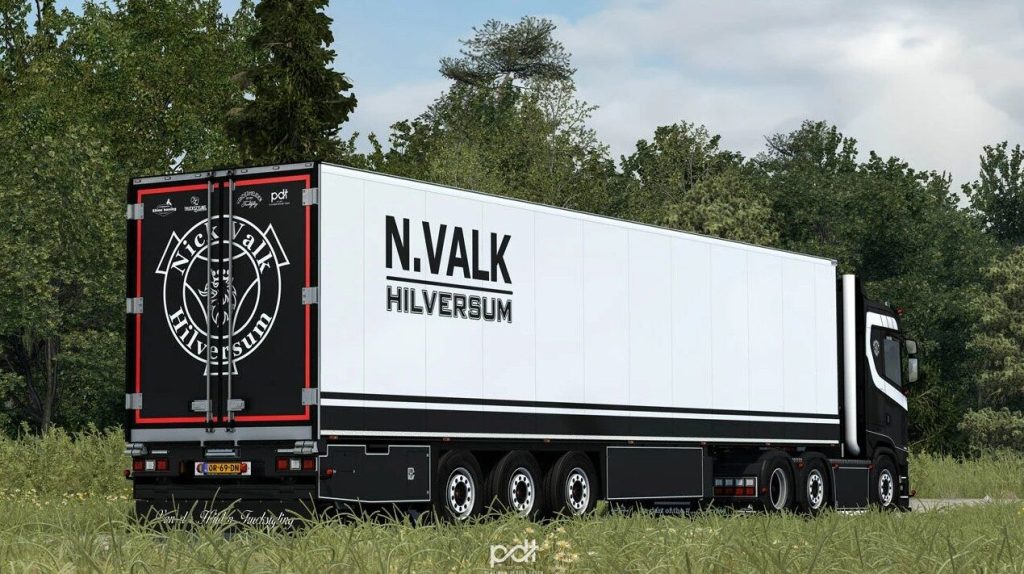 Scania S650 + N. Valk Trailer v1.0 - Görsel 1