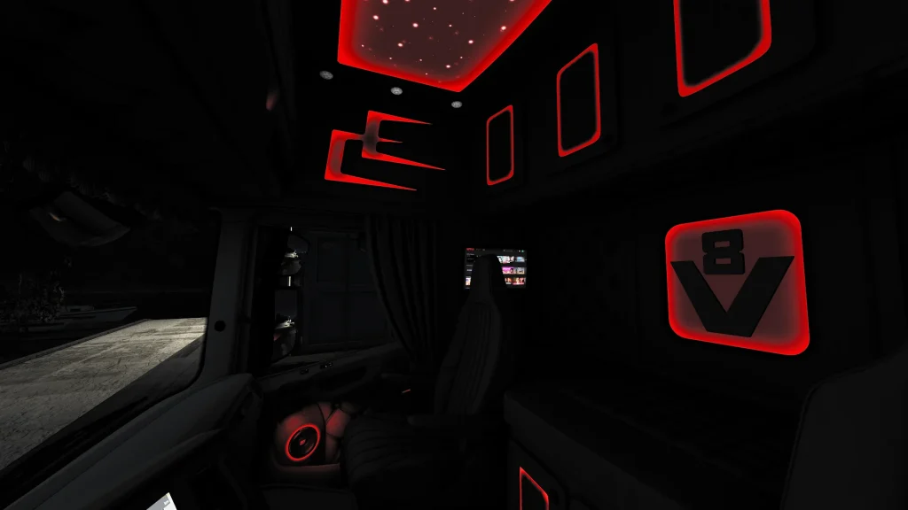 Scania S/R Next Gen V8 Interior - Görsel 1