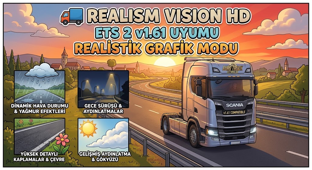 Gerçekci Grafik Eklentisi 1.61 Uyumlu