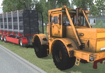 Euro Truck Simulator 2 (v1.60) için Traktor Kirovec k700 mod sürüm 1.0