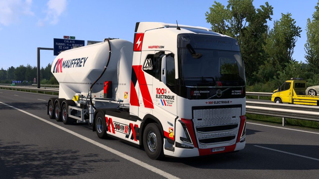 MAUFFREY – VOLVO FH ELECTRIC + FELDBINDER EUT SKIN - Görsel 1