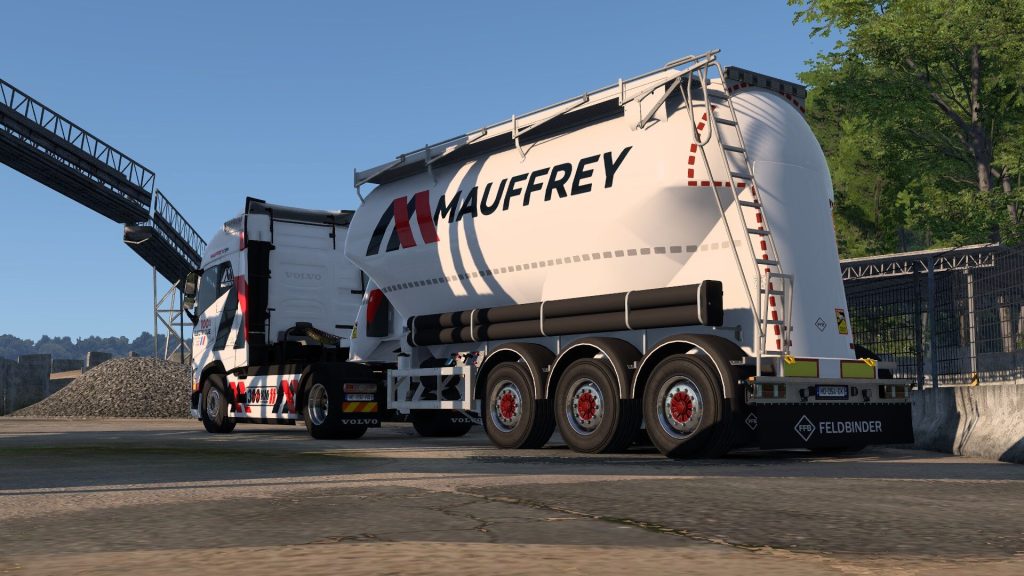 MAUFFREY – VOLVO FH ELECTRIC + FELDBINDER EUT SKIN - Görsel 2